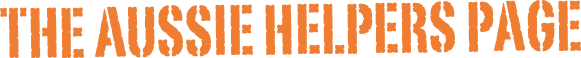 the Aussie helpers page
